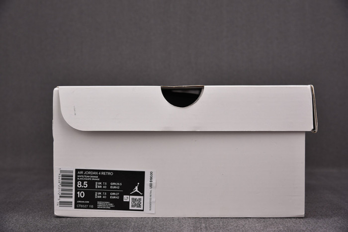 AIR JORDAN 4 “University orange” CT8527-114