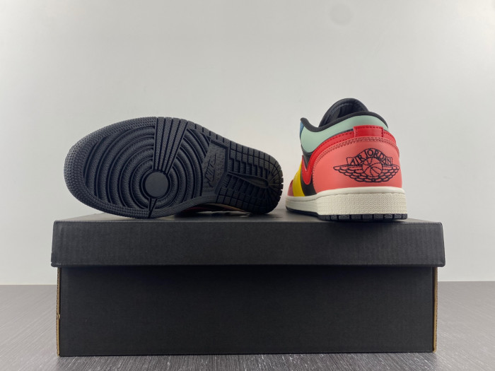 AIR JORDAN 1 LOW “BLACK MULTI” DN3739-060