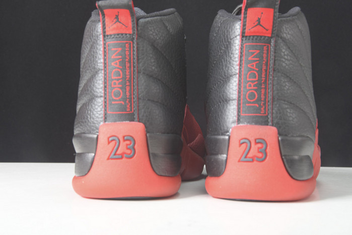 AIR JORDAN 12 “FLU GAME” Black/Varsity Red mens 130690-002