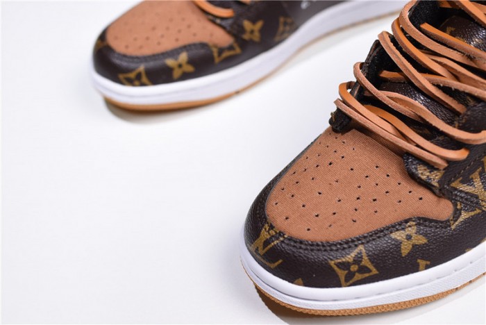 l**is v*t*n x ow x air jordan 1 cusT0ms mens aq0818-202