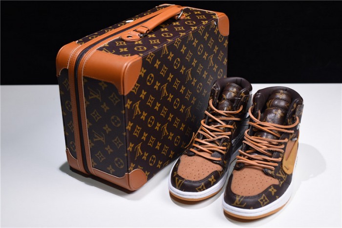 l**is v*t*n x ow x air jordan 1 cusT0ms mens aq0818-202