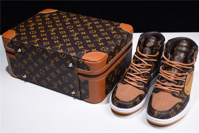 l**is v*t*n x ow x air jordan 1 cusT0ms mens aq0818-202