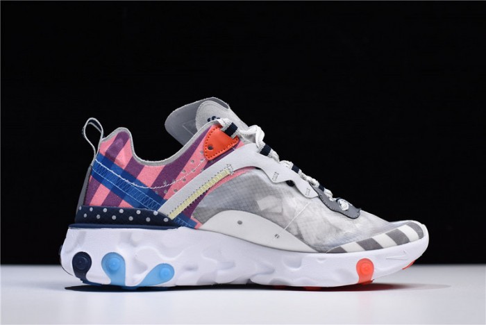 Parra x Nike React Element 87 White/Multi-Color AQ3057-100