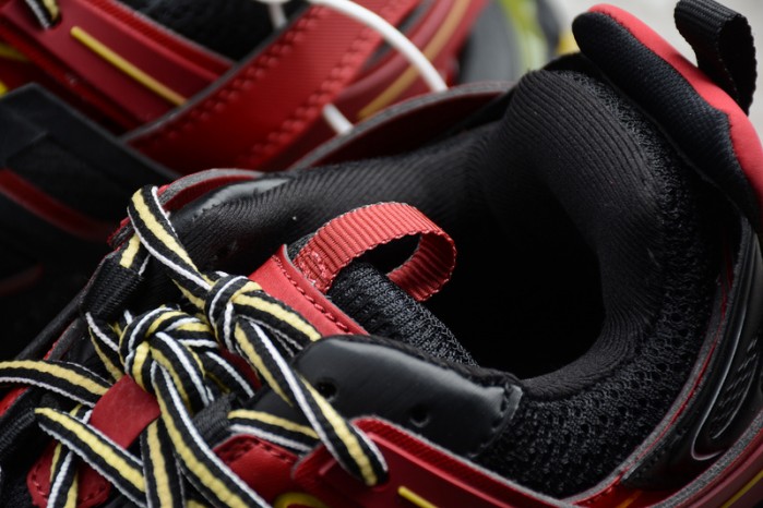 BL SNEAKER TESS.S.GOMMA BLACK RED 542023 W1GB9