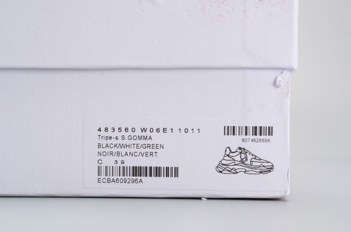 BL BLACK AND WHITE 17FW TRIPLE S 483560-W06E1-1011