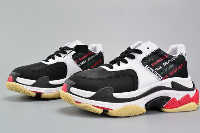 BL BLACK AND WHITE 17FW TRIPLE S 483560-W06E1-1011