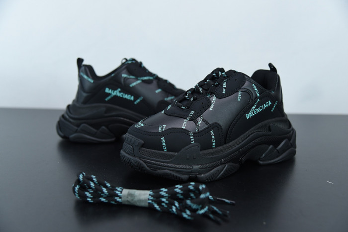 BL TRIPLE S TRAINERS BLACK LETTERS 541624 W09O1 9013