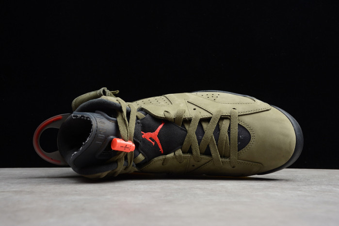 Travis Scott Air Jordan 6 Medium Olive - CN1084-200
