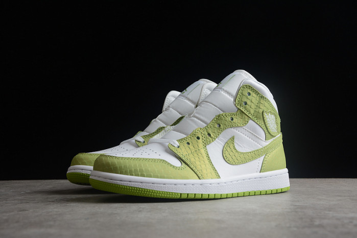 AIR JORDAN 1 MID GREEN PYTHON DV2959-113