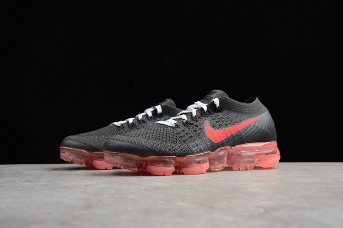 NikeLab Air VaporMax Flyknit Black/Big Red womens AA3859-016