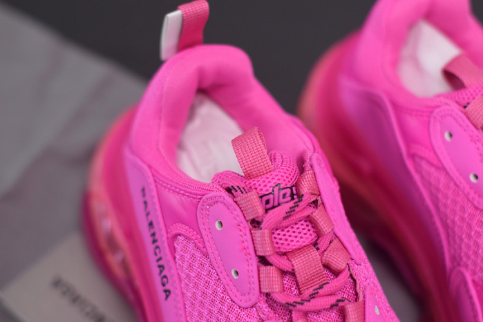 BL TRIPLE S TRAINERS CLEAR SOLE BLUE ADN RED 541624 W09O1 2132