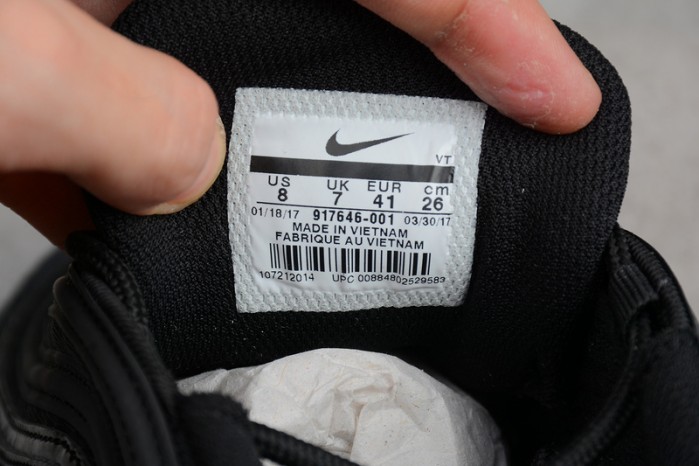 nike mens AIR MAX 97 PRM black 917646-001