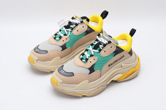 BL TRIPLE S W06E1-1000 BEIGE/GREEN-YELLOW