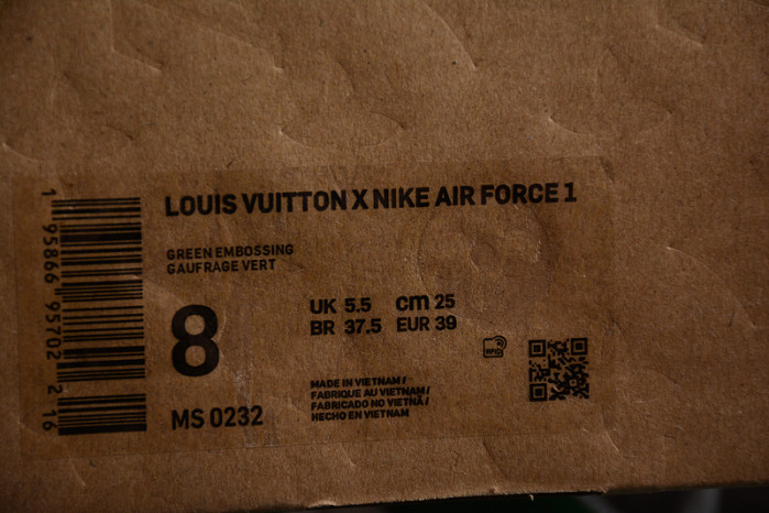 LV X NIKE AIR FORCE SNEAKER
