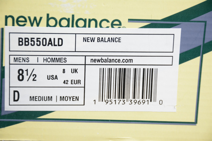 new Ba1an*e 550 aime leon dore white green bb550ald