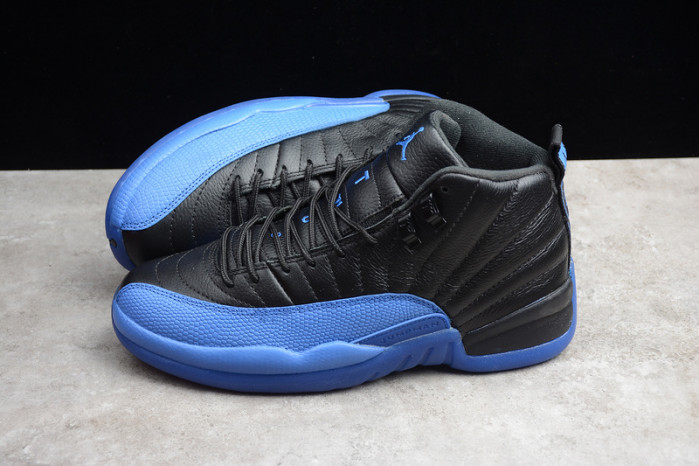 Jordan 12 Retro Black Game Royal - 130690-014