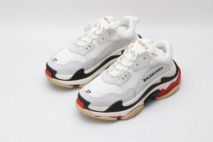 BL 17Fw Triple S Black Pink Women Sneaker 483523-W06E3-8080