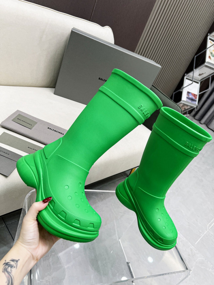 Ba1en*iaga x cr*0*s chunky rubber boots