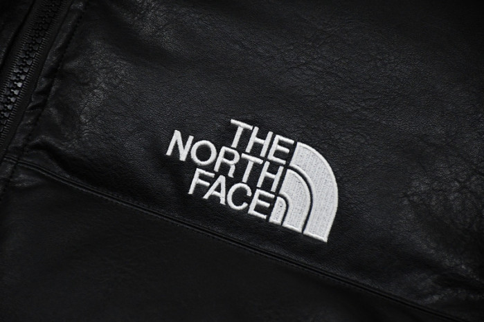 S*p*e x the n0*h f**e 17fw leather nuptse jacket