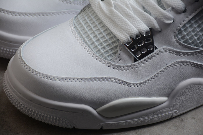 Air Jordan 4 Retro “Pure Money” white mens 308497-100