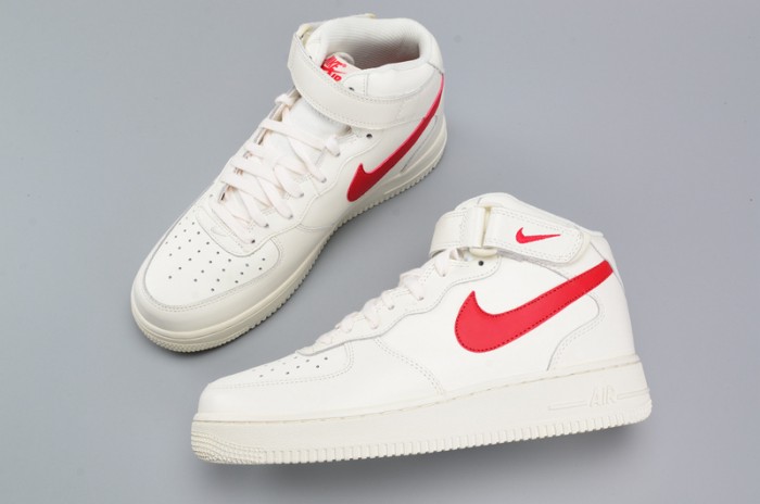 Nike Air Force 1 Mid 07 Sneakers Shoes High Trainers White 315123-126
