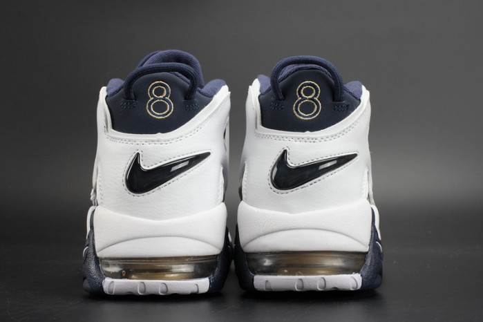 Nike Air More Uptempo “Olympic” White/Midnight Navy mens 414962-104