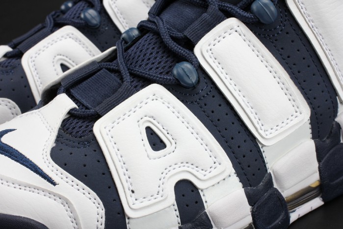 Nike Air More Uptempo “Olympic” White/Midnight Navy mens 414962-104