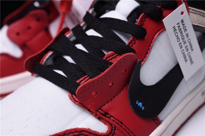 OW Air Jordan 1 Retro Chicago The Ten AA3834-101