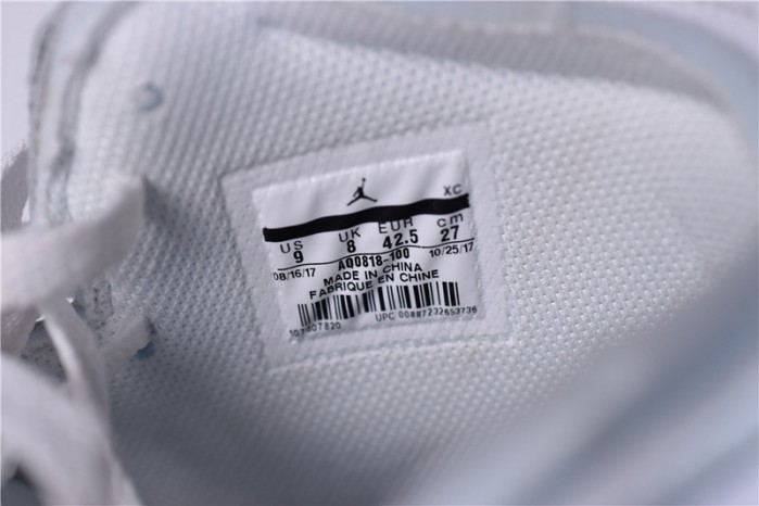 OW Air Jordan 1 Retro High White AQ0818-100