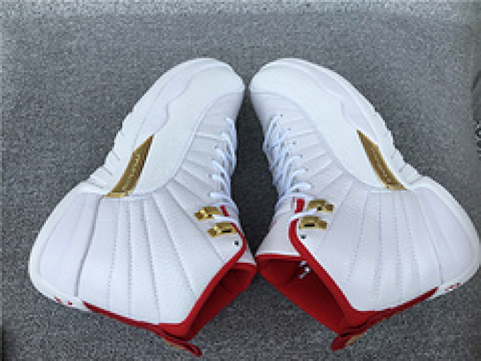 Air Jordan 12 FIBA White University Red 130690-107