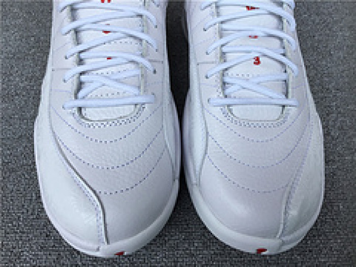 Air Jordan 12 FIBA White University Red 130690-107